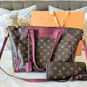 AUTHENTIC Louis Vuitton Raisin Bag + Wallet
